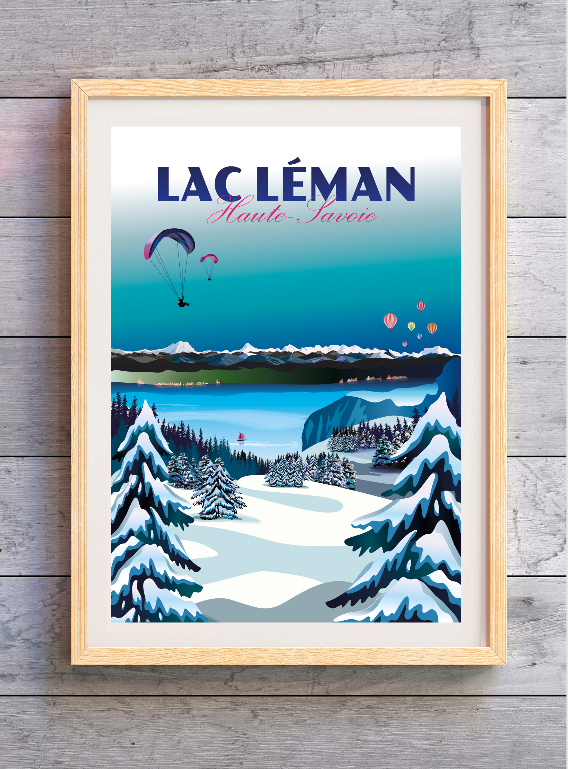 Affiche Lac Léman